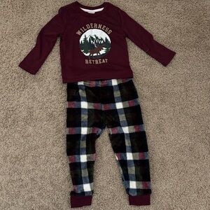 Member’s Mark Toddler Boy Fleece Pajama Set 2T New Without Tags